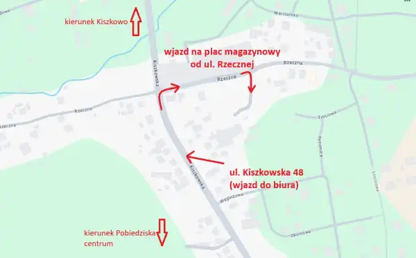 mapa dojazdu